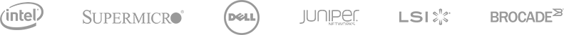 Technology partners, Intel, Supermicro, Dell, Juniper, LSI, Brocade